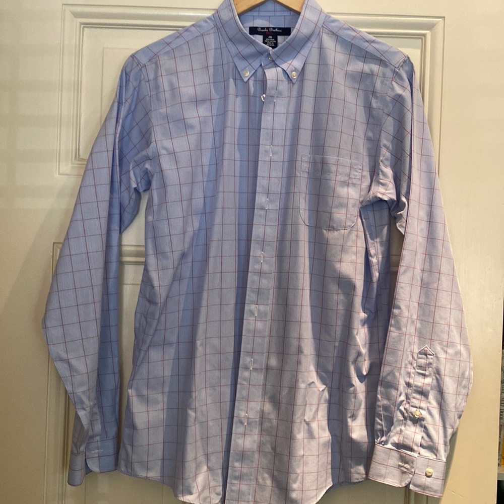 Brooks Brothers, Boys Non-Iron,  Cotton Dress Shirt, size 20